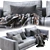 Modern Boconcept Fargo Sofa 3D model small image 3