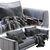 Modern Boconcept Fargo Sofa 3D model small image 5