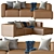 Modern Boconcept-Carmo Motion Sofa with Resting Unit 3D model small image 1