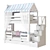 Madrid Kids 2-Tier Bed House with Ladder 3D model small image 6