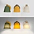 Scandinavian Style Wall Lamp 3D model small image 4
