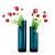 Crystalmood Vase: Tulip-inspired Elegance 3D model small image 2