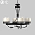 Elegant Classic Candle Chandelier 3D model small image 4