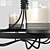 Elegant Classic Candle Chandelier 3D model small image 5