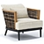 Modern Marty Chair: Sleek Design, Superior Comfort 3D model small image 1