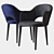 Sleek Martin Chair: Deep House Design 3D model small image 1