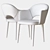 Sleek Martin Chair: Deep House Design 3D model small image 3