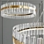 Contemporary Pendant Chandelier Collection 3D model small image 3