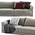 Poliform Bristol Modern Sofa 3D model small image 2