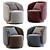 Fendi Casa Annabelle Armchair: Sleek & Elegant 3D model small image 1