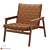 Elegant Rue Armchair: Superior Comfort & Style 3D model small image 1