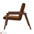 Elegant Rue Armchair: Superior Comfort & Style 3D model small image 3