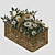 Daisy Bliss Basket: A Delightful Floral Arrangement 3D model small image 7