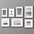 Versatile Frames Collection - Set of 7 3D model small image 3