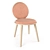 Elegant Morganite Dining Chair 3D model small image 1
