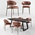 Sleek Sunshine Table & Comfortable Oleandro Chair 3D model small image 4