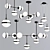 Peggy Guggen Chandelier: Large Brass Light Fixture 3D model small image 2