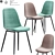 Elegant Eckard Upholstered Chair 3D model small image 1