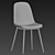 Elegant Eckard Upholstered Chair 3D model small image 4