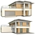 Ultra-Modern House Zx136 3D model small image 2