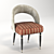 Couture Chic Upholstered Chair 3D model small image 1