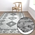 Luxury Carpet Set: 3 High-Quality Textures 3D model small image 5