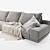 Novamobili Mac Sofa: Stylish Comfort for your Living Space 3D model small image 3