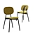 Sleek Tubular Chair 3D model small image 2