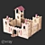 Majestic Fortress: Enchanting Castle Toy 3D model small image 2