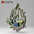 Cozy Hanging Hammock Chair 3D model small image 4