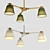 Natura A 3-Lamp Designer Chandelier 3D model small image 4