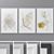 Abstract Triptych Photo Frames 3D model small image 1