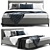 Elegant Andersen Minotti Bed - 2012 Design 3D model small image 2