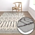 Luxury Texture Carpets Set 3D model small image 5