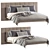 GRANGALA Bed by Zanotta: Sleek Design, Superior Comfort 3D model small image 1