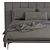 GRANGALA Bed by Zanotta: Sleek Design, Superior Comfort 3D model small image 5