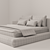 Modern Queen Size Bed 3D model small image 4
