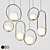 Stylish Hoop Pendant Lights | Multiple Configurations 3D model small image 1