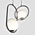 Stylish Hoop Pendant Lights | Multiple Configurations 3D model small image 2