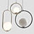 Stylish Hoop Pendant Lights | Multiple Configurations 3D model small image 3