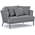 Contemporary Slettvoll Marty 2-Seater Sofa 3D model small image 5