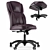 Ergonomic Serta Executive Chair 3D model small image 4