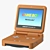 Orange Game Boy Advance SP - Limited Edition 3D model small image 3