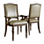 Elegant Rheems Side Chair 3D model small image 1