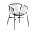 Modern Outdoor Seating: Jeanette Chair & Louie Table 3D model small image 3
