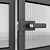  Modern Aluminium Door 3D model small image 4