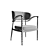 MASON Upholstered Dining Chair 3D model small image 4