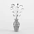 Elegant Rosé Vase: 3D Design 3D model small image 2