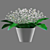 Graceful Lily Bouquet in Vase 3D model small image 1