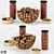  Nuts Delight Bowl Set 3D model small image 1